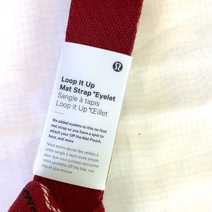 NWT Lululemon Loop it Up Mat Strap Eyelet